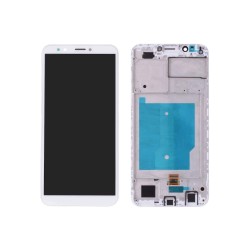 TOUCH+DISPLAY+FRAME HUAWEI Y7 2018 5.9" BRANCO TOUCH+DISPLAY+FRAME HUAWEI Y7 2018 5.9" BRANCO